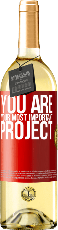 29,95 € | White Wine WHITE Edition You are your most important project Red Label. Customizable label Young wine Harvest 2024 Verdejo