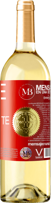 «Se me VINO a la mente…» WHITE版