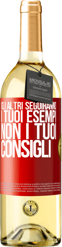 29,95 € | Vino bianco Edizione WHITE Gli altri seguiranno i tuoi esempi, non i tuoi consigli Etichetta Rossa. Etichetta personalizzabile Vino giovane Raccogliere 2024 Verdejo