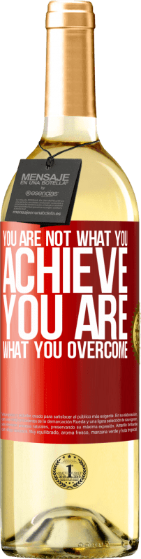 «あなたは達成するものではありません。あなたはあなたが克服するものです» WHITEエディション