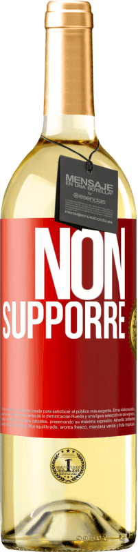 29,95 € | Vino bianco Edizione WHITE Non supporre Etichetta Rossa. Etichetta personalizzabile Vino giovane Raccogliere 2024 Verdejo