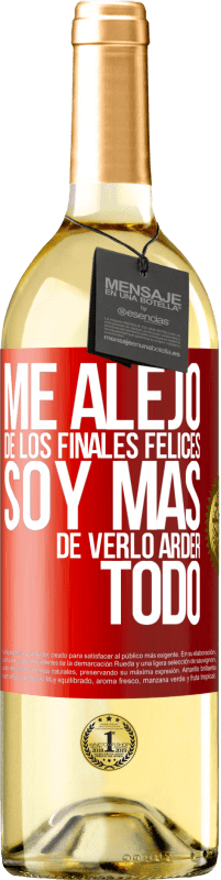 «Me alejo de los finales felices, soy más de verlo arder todo» Edición WHITE