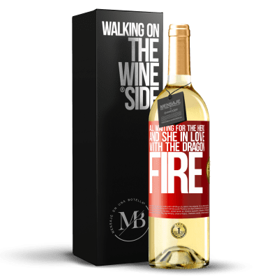 «All waiting for the hero and she in love with the dragon fire» WHITE Edition