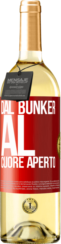 29,95 € | Vino bianco Edizione WHITE Dal bunker al cuore aperto Etichetta Rossa. Etichetta personalizzabile Vino giovane Raccogliere 2025 Verdejo