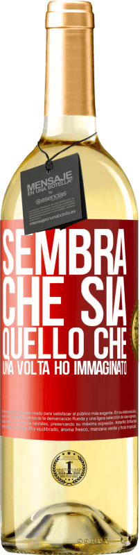 29,95 € | Vino bianco Edizione WHITE Sembra che sia quello che una volta ho immaginato Etichetta Rossa. Etichetta personalizzabile Vino giovane Raccogliere 2025 Verdejo