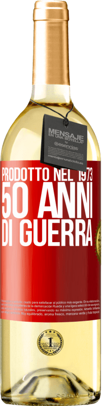 29,95 € | Vino bianco Edizione WHITE Prodotto nel 1973. 50 anni di guerra Etichetta Rossa. Etichetta personalizzabile Vino giovane Raccogliere 2023 Verdejo