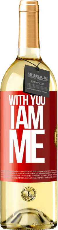 29,95 € | White Wine WHITE Edition With you i am me Red Label. Customizable label Young wine Harvest 2023 Verdejo