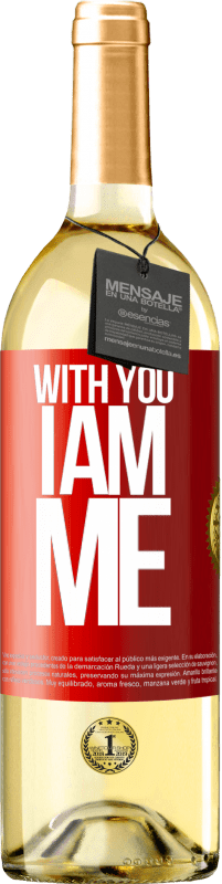 29,95 € Free Shipping | White Wine WHITE Edition With you i am me Red Label. Customizable label Young wine Harvest 2025 Verdejo