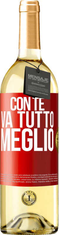 29,95 € | Vino bianco Edizione WHITE Con te va tutto meglio Etichetta Rossa. Etichetta personalizzabile Vino giovane Raccogliere 2024 Verdejo