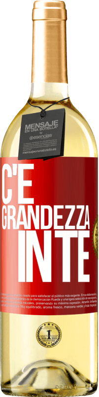 29,95 € | Vino bianco Edizione WHITE C'è grandezza in te Etichetta Rossa. Etichetta personalizzabile Vino giovane Raccogliere 2024 Verdejo