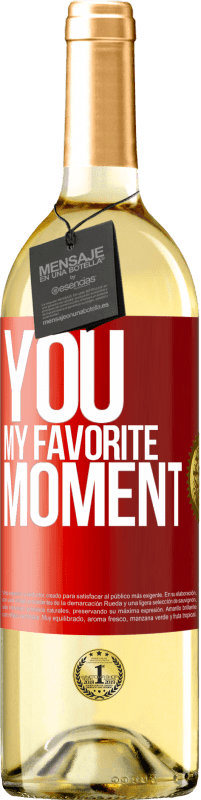 29,95 € Free Shipping | White Wine WHITE Edition You. My favorite moment Red Label. Customizable label Young wine Harvest 2025 Verdejo