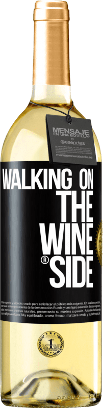 29,95 € | Белое вино Издание WHITE Walking on the Wine Side® Черная метка. Настраиваемая этикетка Молодое вино Урожай 2024 Verdejo