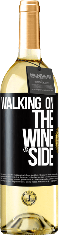 29,95 € | 白ワイン WHITEエディション Walking on the Wine Side® ブラックラベル. カスタマイズ可能なラベル 若いワイン 収穫 2025 Verdejo