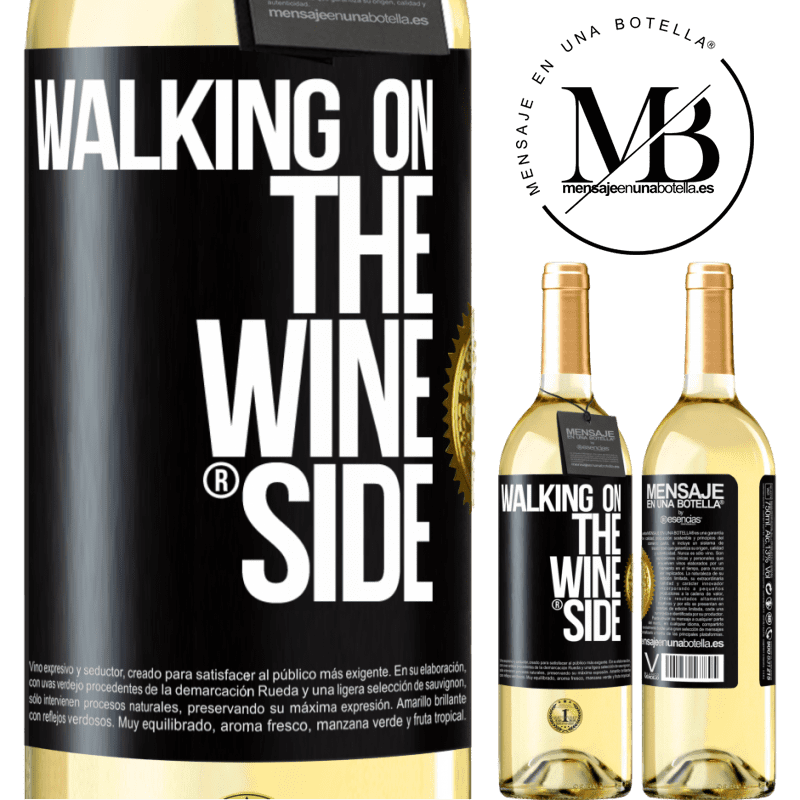 29,95 € 免费送货 | 白葡萄酒 WHITE版 Walking on the Wine Side® 黑标. 可自定义的标签 青年酒 收成 2024 Verdejo