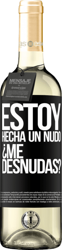 29,95 € Envoi gratuit | Vin blanc Édition WHITE Je suis ta forêt. Éfeuille-moi Étiquette Noire. Étiquette personnalisable Vin jeune Récolte 2025 Verdejo