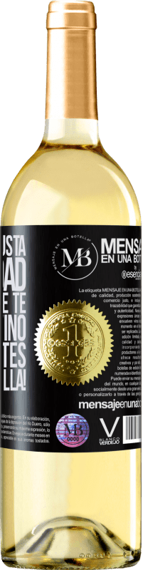 «No sé si te gusta la navidad, pero sí sé que te gusta el vino. Que disfrutes de esta botella!» Edición WHITE