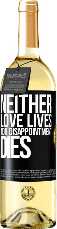 29,95 € | White Wine WHITE Edition Neither love lives, nor disappointment dies Black Label. Customizable label Young wine Harvest 2024 Verdejo