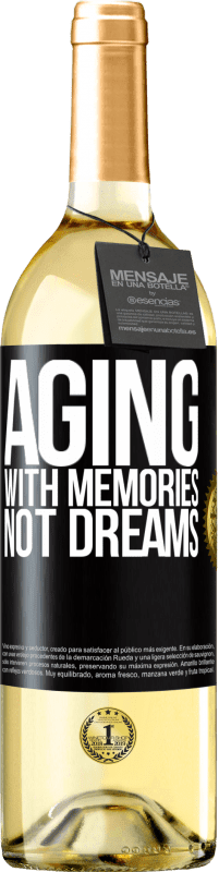 29,95 € | White Wine WHITE Edition Aging with memories, not dreams Black Label. Customizable label Young wine Harvest 2024 Verdejo