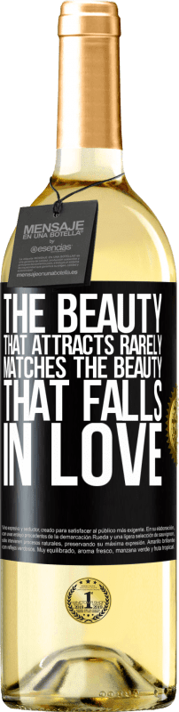 «The beauty that attracts rarely matches the beauty that falls in love» WHITE Edition
