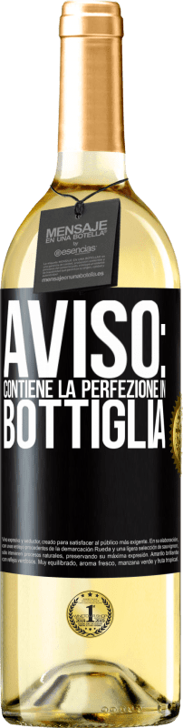 29,95 € | Vino bianco Edizione WHITE Avviso: contiene la perfezione in bottiglia Etichetta Nera. Etichetta personalizzabile Vino giovane Raccogliere 2023 Verdejo