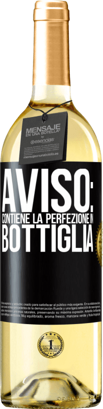 29,95 € | Vino bianco Edizione WHITE Avviso: contiene la perfezione in bottiglia Etichetta Nera. Etichetta personalizzabile Vino giovane Raccogliere 2024 Verdejo