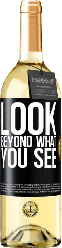 29,95 € | White Wine WHITE Edition Look beyond what you see Black Label. Customizable label Young wine Harvest 2024 Verdejo