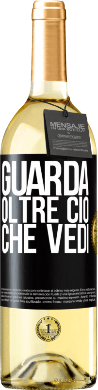 29,95 € | Vino bianco Edizione WHITE Guarda oltre ciò che vedi Etichetta Nera. Etichetta personalizzabile Vino giovane Raccogliere 2024 Verdejo