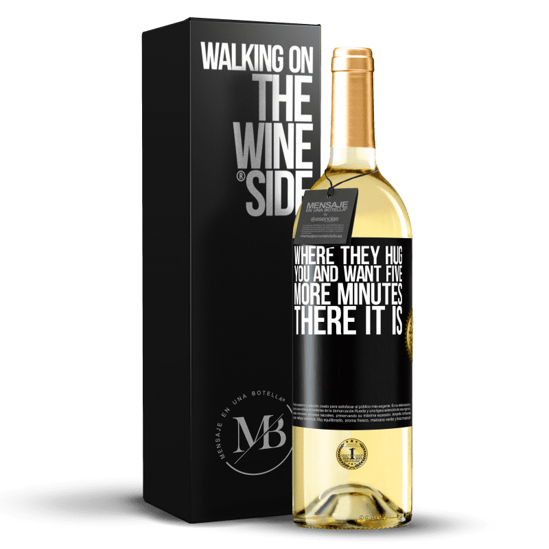 29,95 € Free Shipping | White Wine WHITE Edition Where they hug you and want five more minutes, there it is Black Label. Customizable label Young wine Harvest 2025 Verdejo