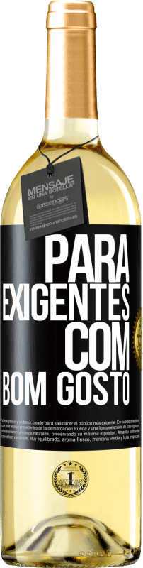 29,95 € | Vinho branco Edição WHITE Para exigentes com bom gosto Etiqueta Preta. Etiqueta personalizável Vinho jovem Colheita 2024 Verdejo