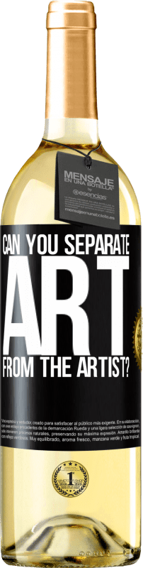 «можете ли вы отделить искусство от художника?» Издание WHITE