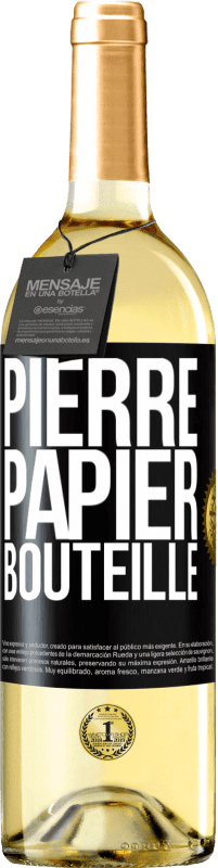 «Pierre, papier ou bouteille» Édition WHITE