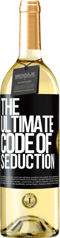29,95 € | 白葡萄酒 WHITE版 The ultimate code of seduction 黑标. 可自定义的标签 青年酒 收成 2025 Verdejo