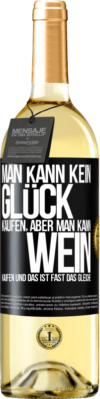 «Man kann kein Glück kaufen, aber man kann Wein kaufen und das ist fast das gleiche» WHITE Ausgabe