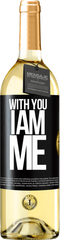 29,95 € | White Wine WHITE Edition With you i am me Black Label. Customizable label Young wine Harvest 2023 Verdejo