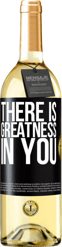 29,95 € | White Wine WHITE Edition There is greatness in you Black Label. Customizable label Young wine Harvest 2023 Verdejo