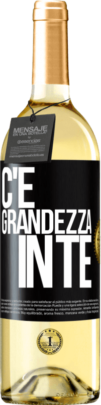 29,95 € | Vino bianco Edizione WHITE C'è grandezza in te Etichetta Nera. Etichetta personalizzabile Vino giovane Raccogliere 2024 Verdejo