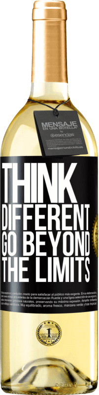 Free Shipping | White Wine WHITE Edition Think different. Go beyond the limits Black Label. Customizable label Young wine Harvest 2023 Verdejo