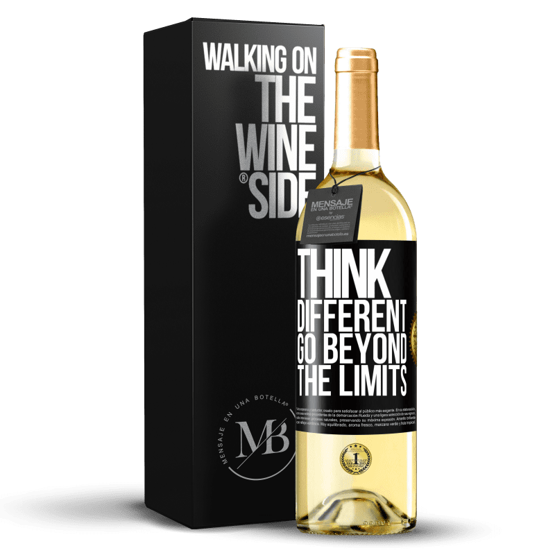 29,95 € Free Shipping | White Wine WHITE Edition Think different. Go beyond the limits Black Label. Customizable label Young wine Harvest 2025 Verdejo