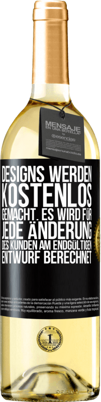 Kostenloser Versand | Weißwein WHITE Ausgabe Designs werden kostenlos gemacht. Es wird für jede Änderung des Kunden am endgültigen Entwurf berechnet Schwarzes Etikett. Anpassbares Etikett Junger Wein Ernte 2023 Verdejo