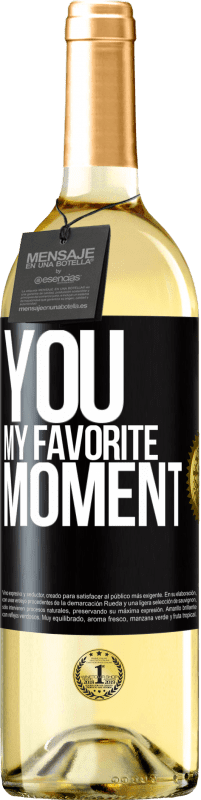 Free Shipping | White Wine WHITE Edition You. My favorite moment Black Label. Customizable label Young wine Harvest 2023 Verdejo