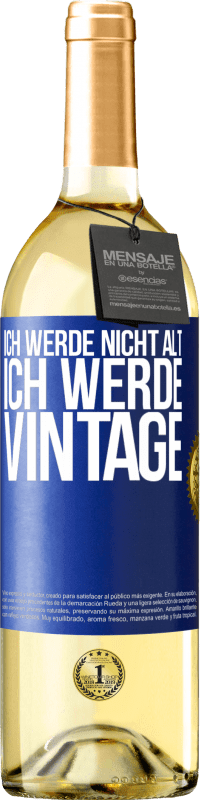 «Ich werde nicht alt, ich werde Vintage» WHITE Ausgabe