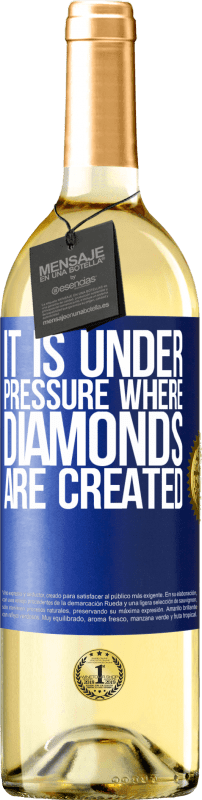 «ダイアモンドが作成されるのはプレッシャーです» WHITEエディション