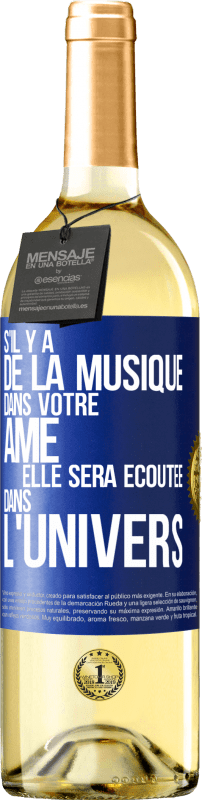 29,95 € | Vin blanc Édition WHITE S'il y a de la musique dans votre âme elle sera écoutée dans l'univers Étiquette Bleue. Étiquette personnalisable Vin jeune Récolte 2023 Verdejo
