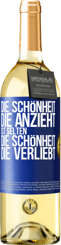 29,95 € | Weißwein WHITE Ausgabe Die Schönheit, die anzieht, ist selten die Schönheit, die verliebt Blaue Markierung. Anpassbares Etikett Junger Wein Ernte 2023 Verdejo