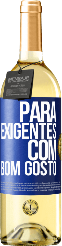 29,95 € | Vinho branco Edição WHITE Para exigentes com bom gosto Etiqueta Azul. Etiqueta personalizável Vinho jovem Colheita 2023 Verdejo