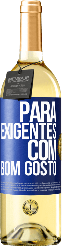 29,95 € | Vinho branco Edição WHITE Para exigentes com bom gosto Etiqueta Azul. Etiqueta personalizável Vinho jovem Colheita 2024 Verdejo