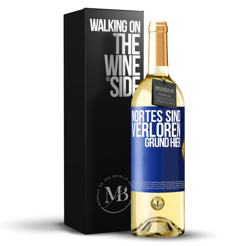 29,95 € Kostenloser Versand | Weißwein WHITE Ausgabe Nortes sind verloren. Grund hier Blaue Markierung. Anpassbares Etikett Junger Wein Ernte 2023 Verdejo