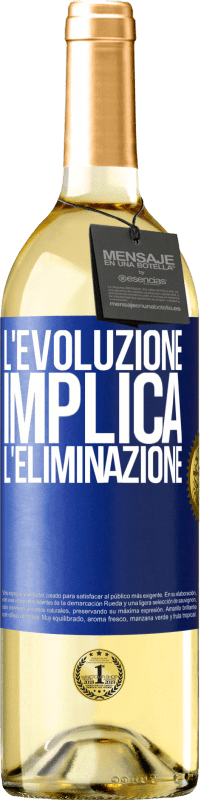 29,95 € | Vino bianco Edizione WHITE L'evoluzione implica l'eliminazione Etichetta Blu. Etichetta personalizzabile Vino giovane Raccogliere 2024 Verdejo