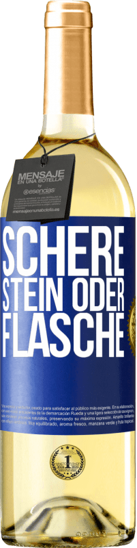 «Schere, Stein oder Flasche» WHITE Ausgabe