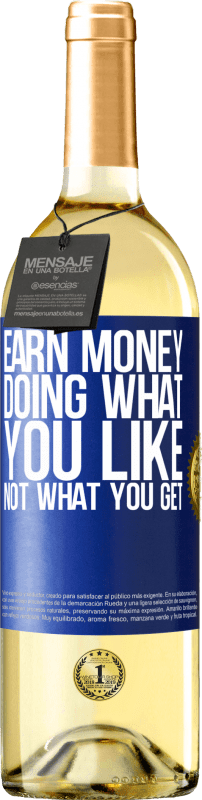 «Зарабатывайте деньги, занимаясь тем, что вам нравится, а не тем, что вы получаете» Издание WHITE